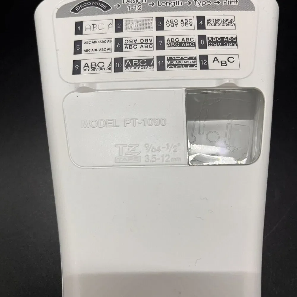 Brother P-Touch PT-1090BK Handheld Label Maker Office No Cable With Extra Tapes